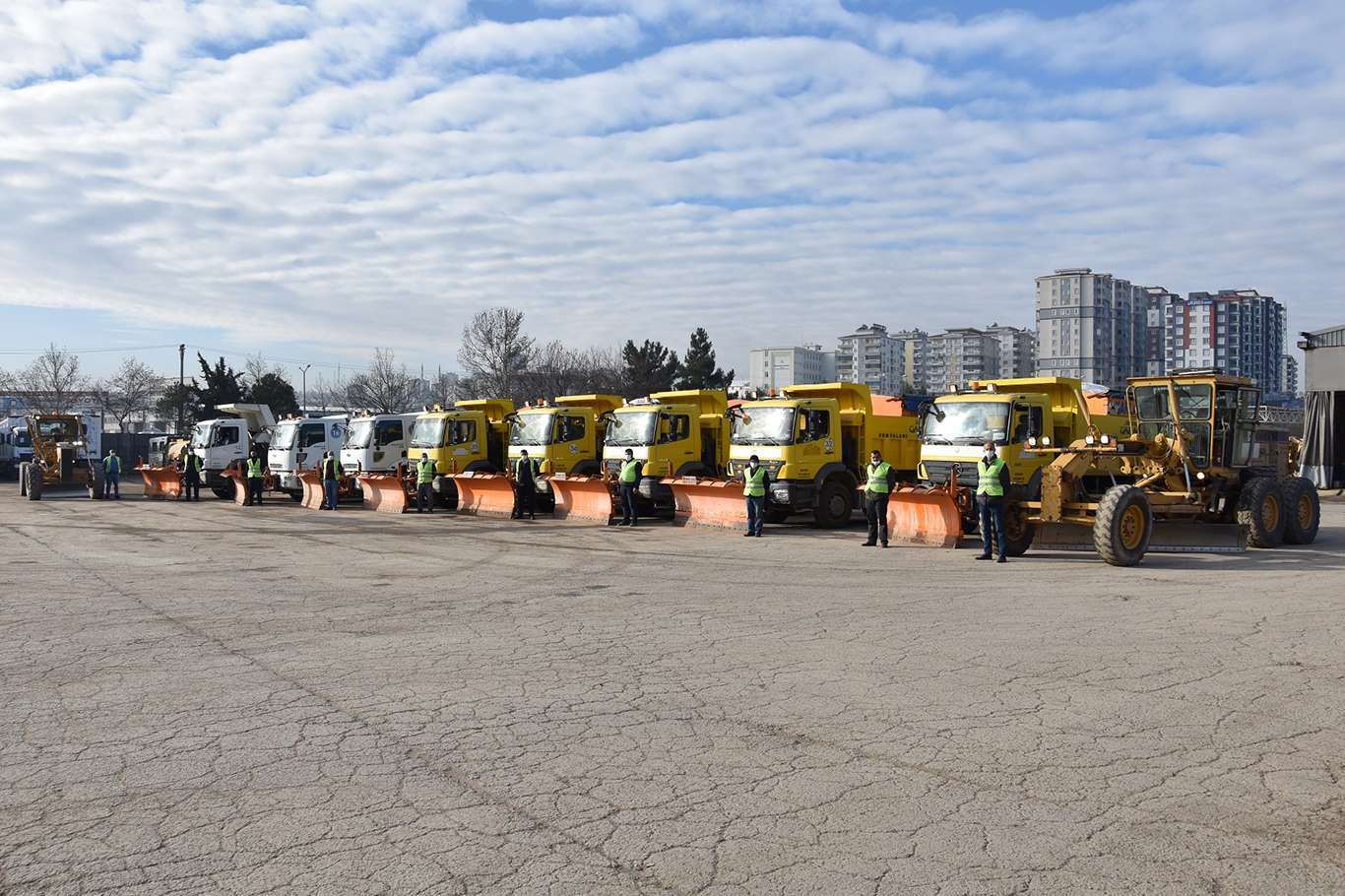 Gaziantep’te kar yağışı öncesi tedbirler alındı